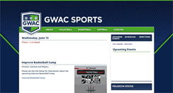 Desktop Screenshot of gwacsports.com
