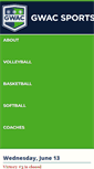 Mobile Screenshot of gwacsports.com
